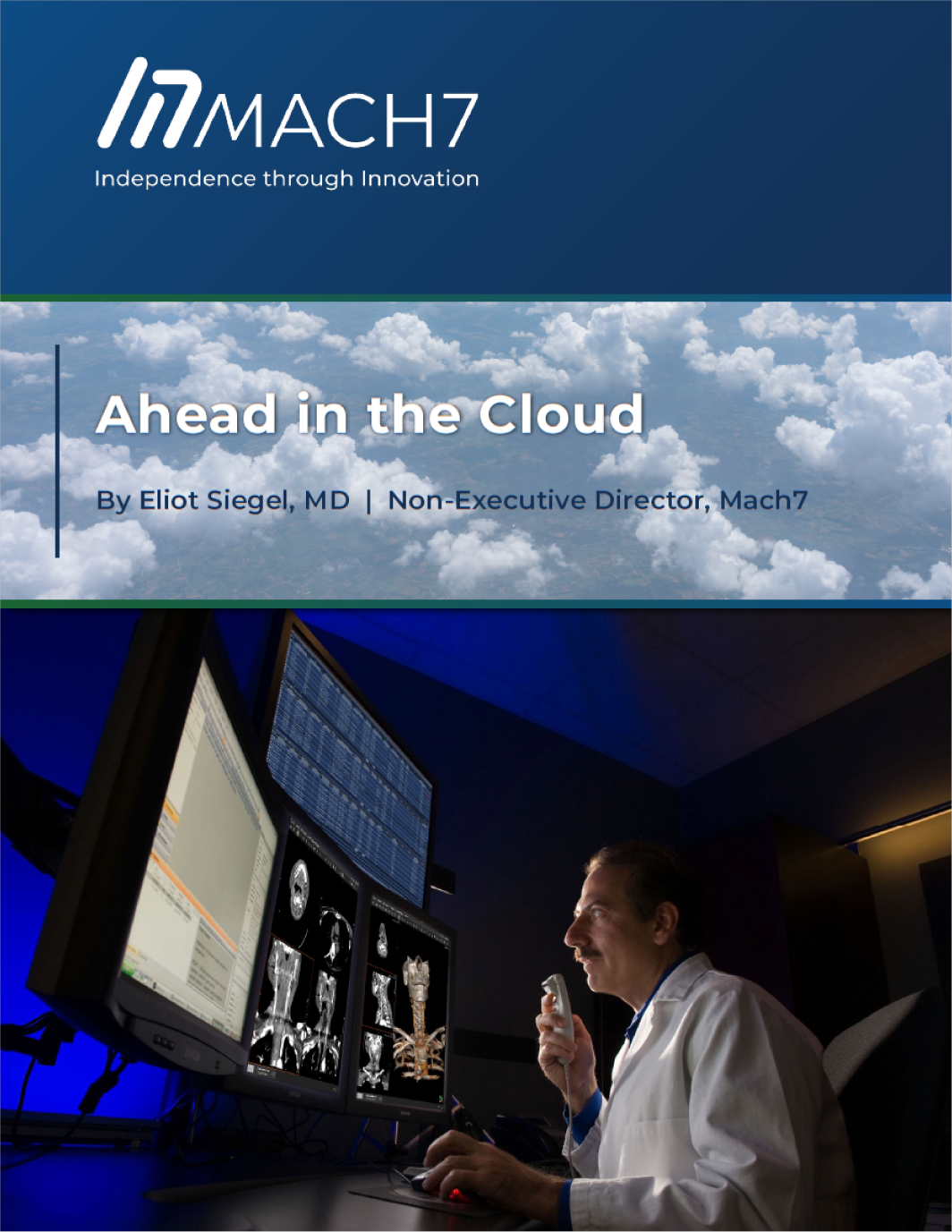 A thumbnail image of the cover of the article "Ahead in the Cloud".